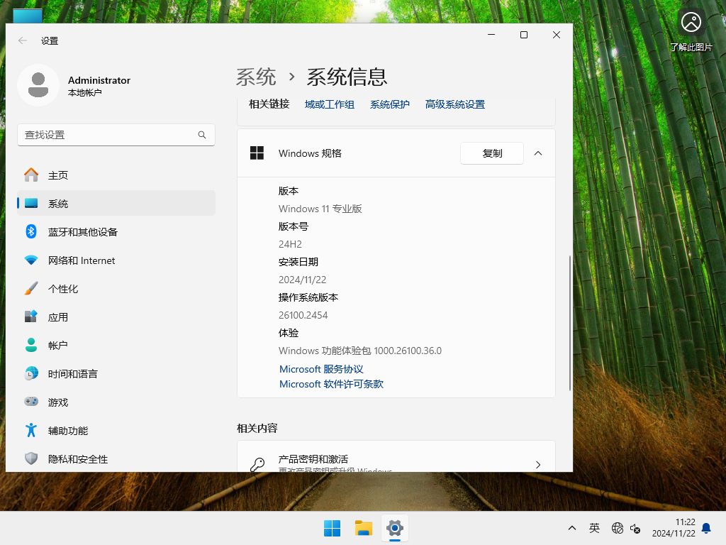 【系统之家】Windows11 24H2 64位 官方正式版