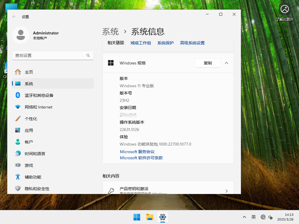 三月版Win11 23H2下载-最新Win11 23H2专业版22631.5126下载