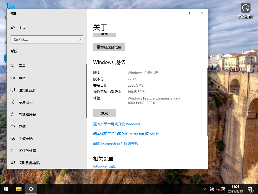 八月最新Win10下载-最新Win10 64位专业版19045.6216下载